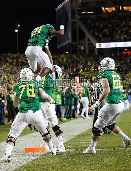 2014P12FB-016.JPG - Dec 5, 2014; Santa Clara, CA, USA; Arizona Wildcats against the Oregon Ducks before the Pac-12 Championship game at Levi's Stadium. Dec 5, 2014; Santa Clara, CA, USA; Oregon Ducks against the Arizona Wildcats before the Pac-12 Championship game at Levi's Stadium. 