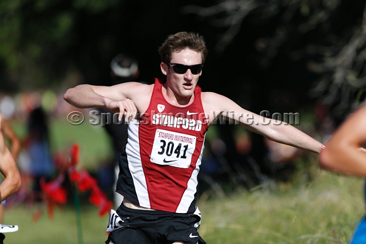 2014StanfordCollMen-110.JPG - College race at the 2014 Stanford Cross Country Invitational, September 27, Stanford Golf Course, Stanford, California.