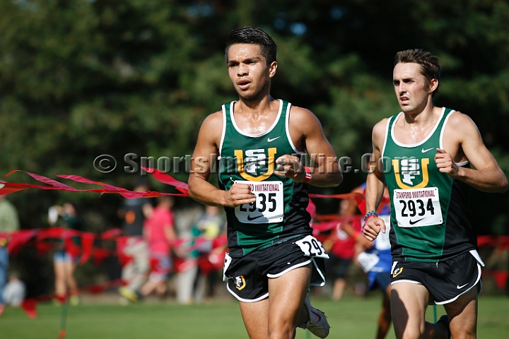 2014StanfordCollMen-135.JPG - College race at the 2014 Stanford Cross Country Invitational, September 27, Stanford Golf Course, Stanford, California.