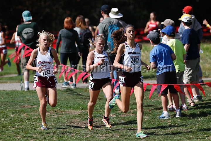 2014StanfordD1Girls-111.JPG - D1 girls race at the Stanford Invitational, September 27, Stanford Golf Course, Stanford, California.