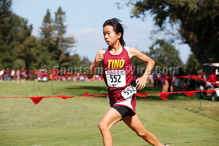 2014StanfordD1Girls-145.JPG - D1 girls race at the Stanford Invitational, September 27, Stanford Golf Course, Stanford, California.