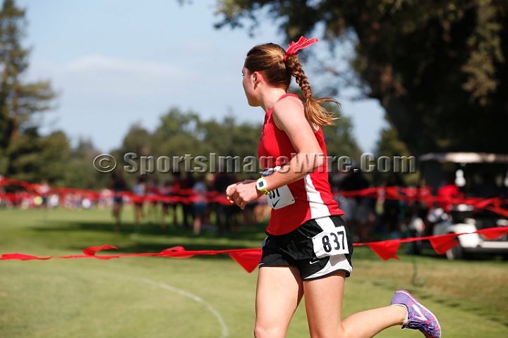 2014StanfordD1Girls-147.JPG - D1 girls race at the Stanford Invitational, September 27, Stanford Golf Course, Stanford, California.