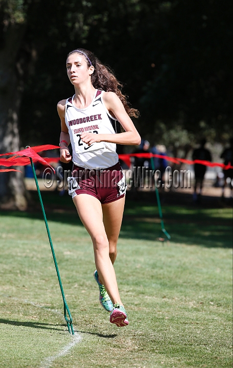 2014StanfordD1Girls-155.JPG - D1 girls race at the Stanford Invitational, September 27, Stanford Golf Course, Stanford, California.