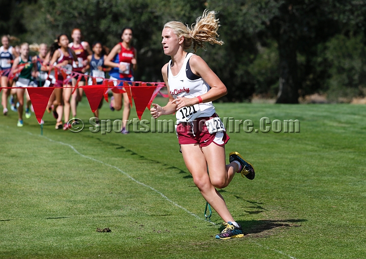 2014StanfordD1Girls-213.JPG - D1 girls race at the Stanford Invitational, September 27, Stanford Golf Course, Stanford, California.