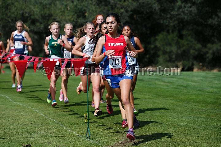 2014StanfordD1Girls-215.JPG - D1 girls race at the Stanford Invitational, September 27, Stanford Golf Course, Stanford, California.