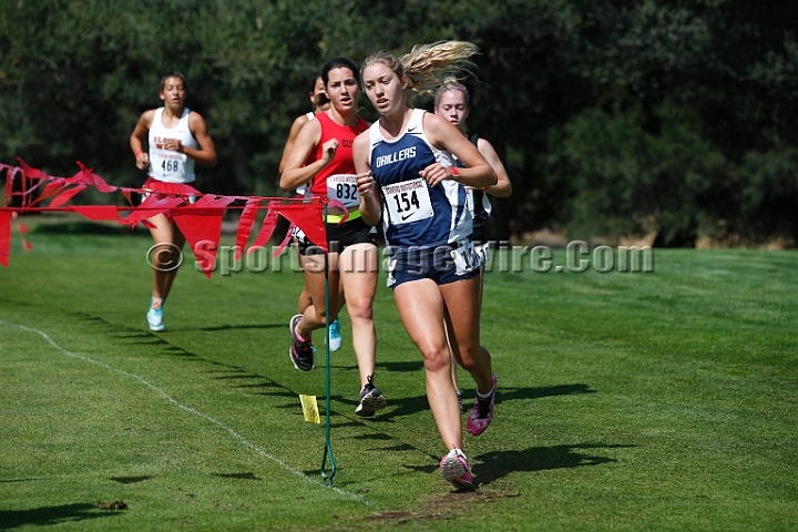 2014StanfordD1Girls-225.JPG - D1 girls race at the Stanford Invitational, September 27, Stanford Golf Course, Stanford, California.