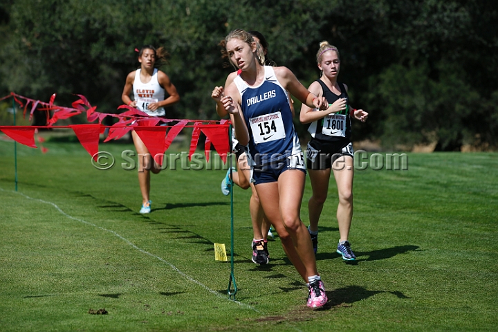 2014StanfordD1Girls-227.JPG - D1 girls race at the Stanford Invitational, September 27, Stanford Golf Course, Stanford, California.