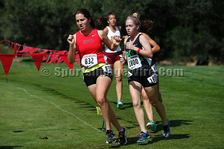 2014StanfordD1Girls-232.JPG - D1 girls race at the Stanford Invitational, September 27, Stanford Golf Course, Stanford, California.