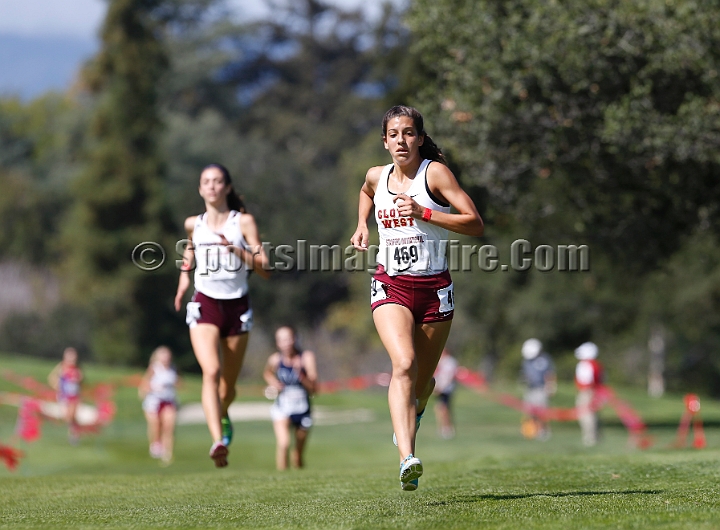 2014StanfordD1Girls-246.JPG - D1 girls race at the Stanford Invitational, September 27, Stanford Golf Course, Stanford, California.