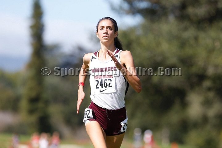 2014StanfordD1Girls-251.JPG - D1 girls race at the Stanford Invitational, September 27, Stanford Golf Course, Stanford, California.