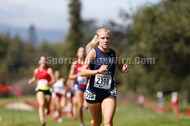 2014StanfordD1Girls-268.JPG - D1 girls race at the Stanford Invitational, September 27, Stanford Golf Course, Stanford, California.