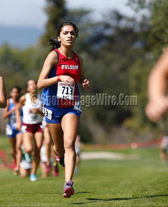 2014StanfordD1Girls-273.JPG - D1 girls race at the Stanford Invitational, September 27, Stanford Golf Course, Stanford, California.