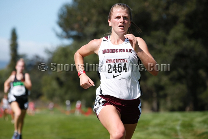 2014StanfordD1Girls-285.JPG - D1 girls race at the Stanford Invitational, September 27, Stanford Golf Course, Stanford, California.