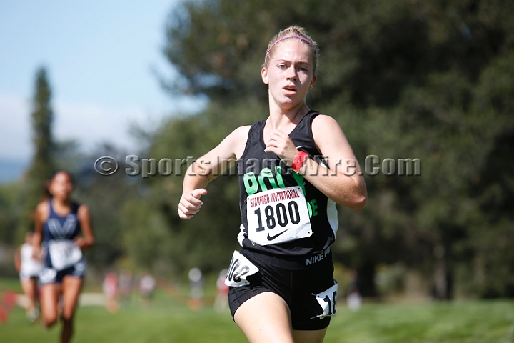 2014StanfordD1Girls-287.JPG - D1 girls race at the Stanford Invitational, September 27, Stanford Golf Course, Stanford, California.