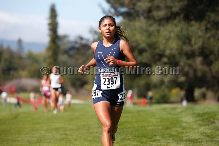 2014StanfordD1Girls-288.JPG - D1 girls race at the Stanford Invitational, September 27, Stanford Golf Course, Stanford, California.