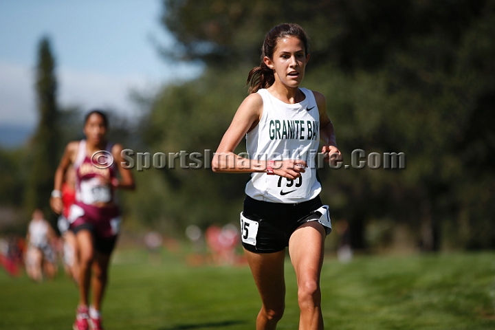 2014StanfordD1Girls-292.JPG - D1 girls race at the Stanford Invitational, September 27, Stanford Golf Course, Stanford, California.