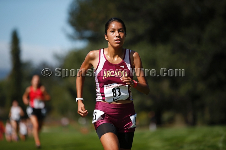 2014StanfordD1Girls-294.JPG - D1 girls race at the Stanford Invitational, September 27, Stanford Golf Course, Stanford, California.