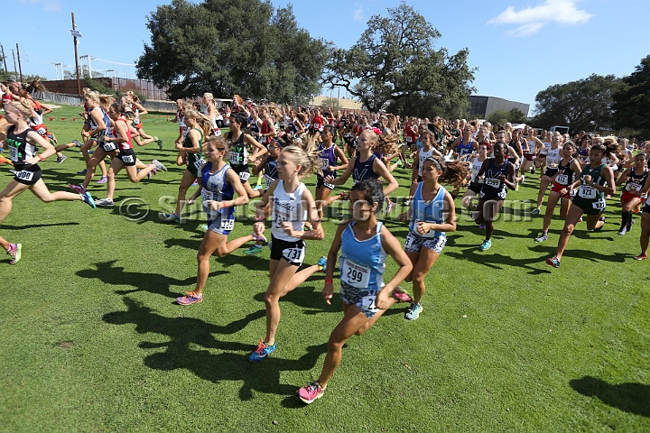 2014StanfordD1Girls-304.JPG - D1 girls race at the Stanford Invitational, September 27, Stanford Golf Course, Stanford, California.