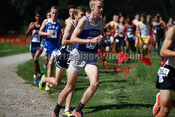 2014StanfordD2Boys-011.JPG - D2 boys race at the Stanford Invitational, September 27, Stanford Golf Course, Stanford, California.