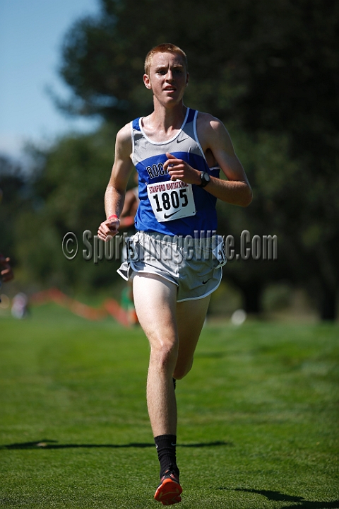 2014StanfordD2Boys-153.JPG - D2 boys race at the Stanford Invitational, September 27, Stanford Golf Course, Stanford, California.