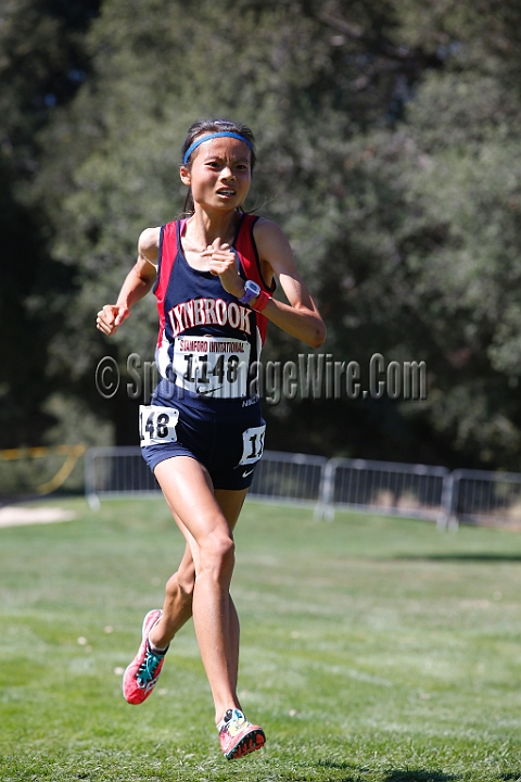 2014StanfordD2Girls-069.JPG - D2 girls race at the Stanford Invitational, September 27, Stanford Golf Course, Stanford, California.