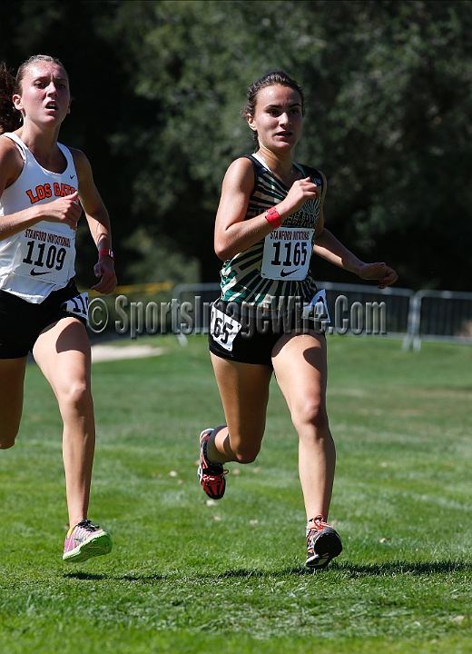 2014StanfordD2Girls-083.JPG - D2 girls race at the Stanford Invitational, September 27, Stanford Golf Course, Stanford, California.
