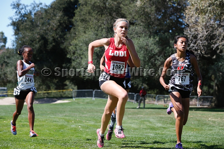 2014StanfordD2Girls-125.JPG - D2 girls race at the Stanford Invitational, September 27, Stanford Golf Course, Stanford, California.