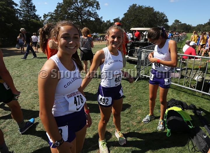 2014StanfordD2Girls-130.JPG - D2 girls race at the Stanford Invitational, September 27, Stanford Golf Course, Stanford, California.