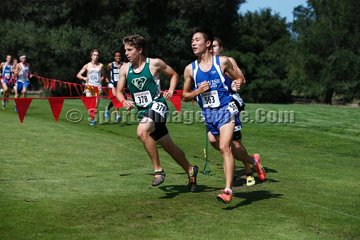 2014StanfordSeededBoys-410.JPG - Seeded boys race at the Stanford Invitational, September 27, Stanford Golf Course, Stanford, California.