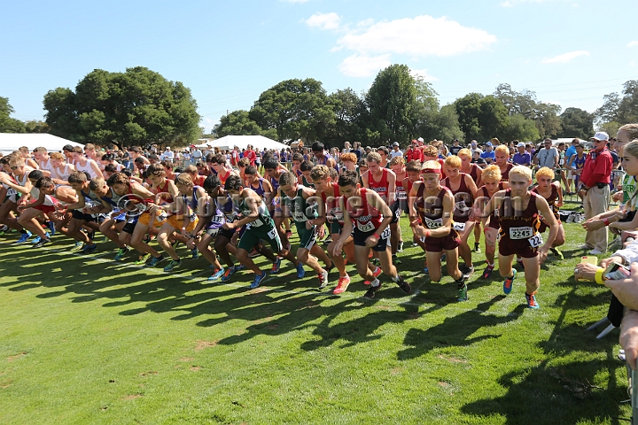 2014StanfordSeededBoys-587.JPG - Seeded boys race at the Stanford Invitational, September 27, Stanford Golf Course, Stanford, California.