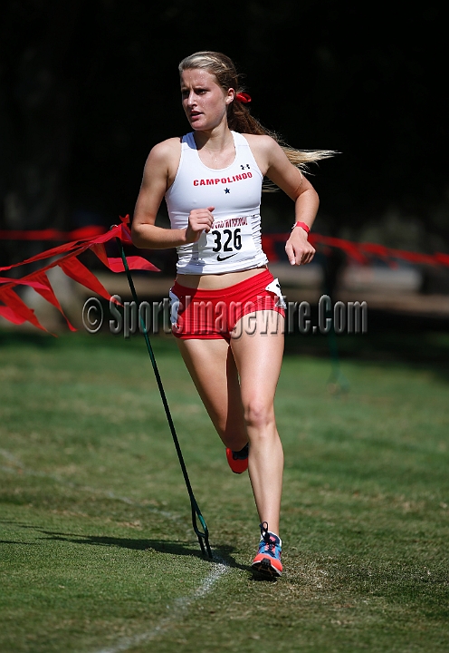 2014StanfordSeededGirls-054.JPG - Seeded girls race at the Stanford Invitational, September 27, Stanford Golf Course, Stanford, California.