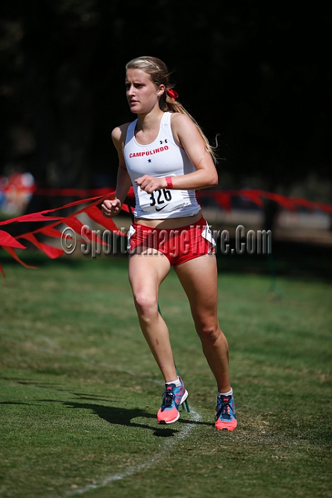 2014StanfordSeededGirls-056.JPG - Seeded girls race at the Stanford Invitational, September 27, Stanford Golf Course, Stanford, California.