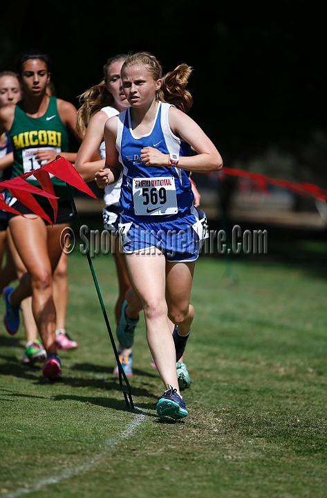 2014StanfordSeededGirls-057.JPG - Seeded girls race at the Stanford Invitational, September 27, Stanford Golf Course, Stanford, California.