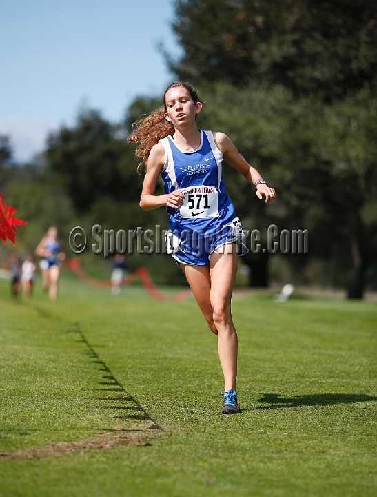 2014StanfordSeededGirls-070.JPG - Seeded girls race at the Stanford Invitational, September 27, Stanford Golf Course, Stanford, California.