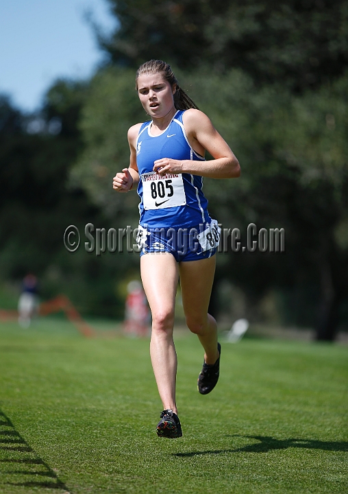 2014StanfordSeededGirls-075.JPG - Seeded girls race at the Stanford Invitational, September 27, Stanford Golf Course, Stanford, California.