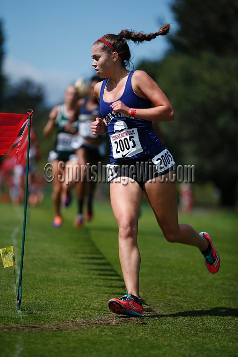 2014StanfordSeededGirls-088.JPG - Seeded girls race at the Stanford Invitational, September 27, Stanford Golf Course, Stanford, California.