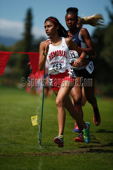 2014StanfordSeededGirls-094.JPG - Seeded girls race at the Stanford Invitational, September 27, Stanford Golf Course, Stanford, California.