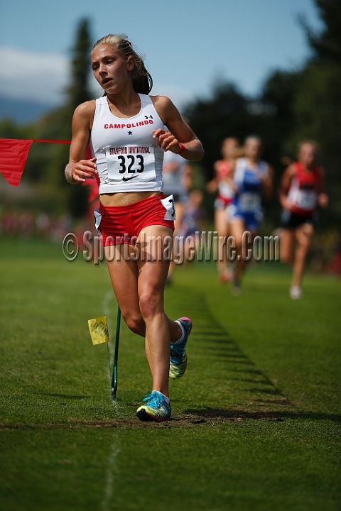2014StanfordSeededGirls-111.JPG - Seeded girls race at the Stanford Invitational, September 27, Stanford Golf Course, Stanford, California.