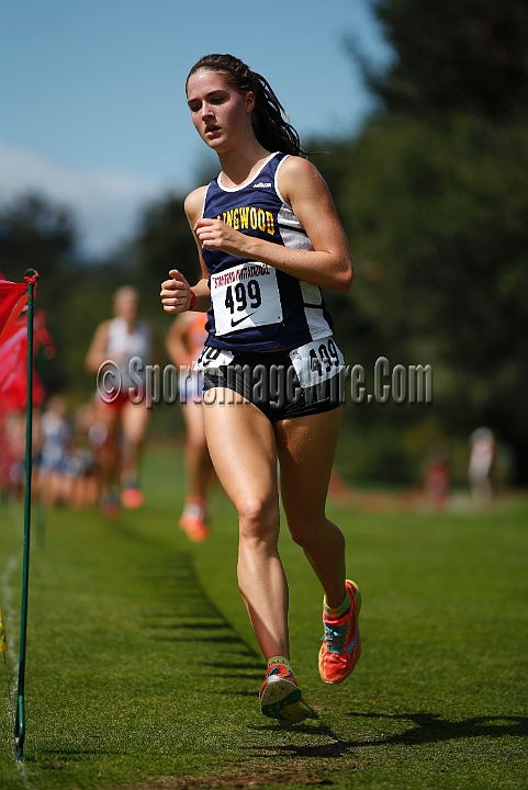 2014StanfordSeededGirls-123.JPG - Seeded girls race at the Stanford Invitational, September 27, Stanford Golf Course, Stanford, California.