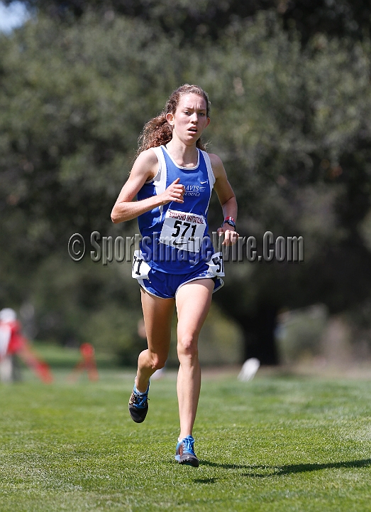 2014StanfordSeededGirls-134.JPG - Seeded girls race at the Stanford Invitational, September 27, Stanford Golf Course, Stanford, California.