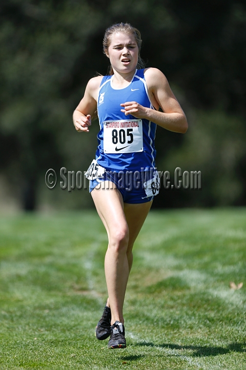 2014StanfordSeededGirls-146.JPG - Seeded girls race at the Stanford Invitational, September 27, Stanford Golf Course, Stanford, California.