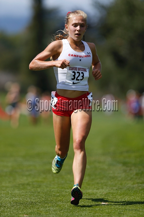 2014StanfordSeededGirls-175.JPG - Seeded girls race at the Stanford Invitational, September 27, Stanford Golf Course, Stanford, California.