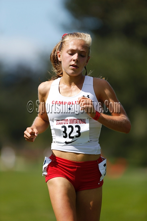 2014StanfordSeededGirls-179.JPG - Seeded girls race at the Stanford Invitational, September 27, Stanford Golf Course, Stanford, California.