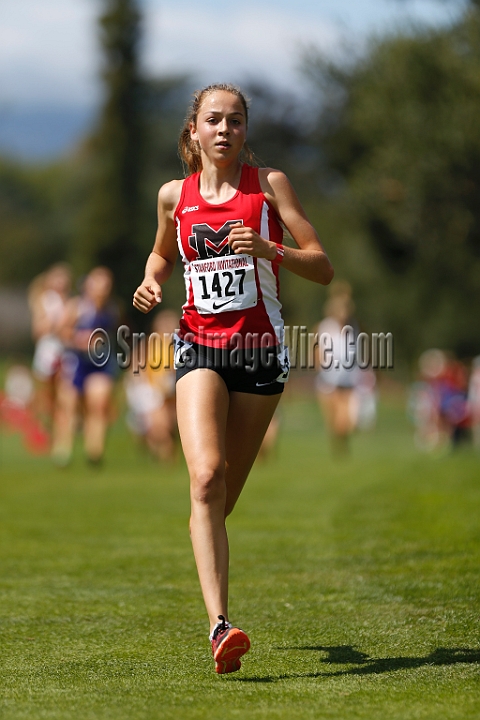 2014StanfordSeededGirls-189.JPG - Seeded girls race at the Stanford Invitational, September 27, Stanford Golf Course, Stanford, California.