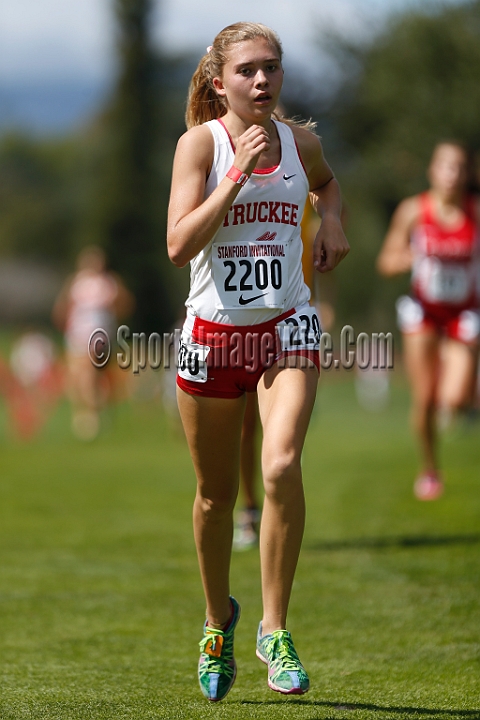 2014StanfordSeededGirls-196.JPG - Seeded girls race at the Stanford Invitational, September 27, Stanford Golf Course, Stanford, California.