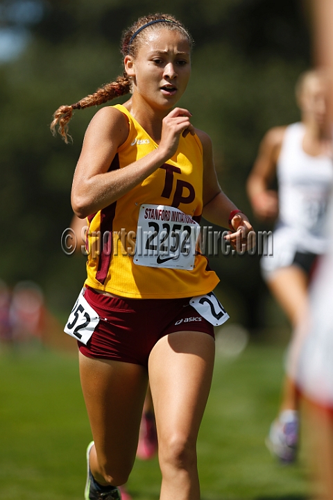 2014StanfordSeededGirls-200.JPG - Seeded girls race at the Stanford Invitational, September 27, Stanford Golf Course, Stanford, California.