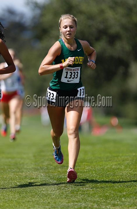2014StanfordSeededGirls-211.JPG - Seeded girls race at the Stanford Invitational, September 27, Stanford Golf Course, Stanford, California.
