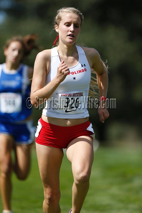 2014StanfordSeededGirls-221.JPG - Seeded girls race at the Stanford Invitational, September 27, Stanford Golf Course, Stanford, California.