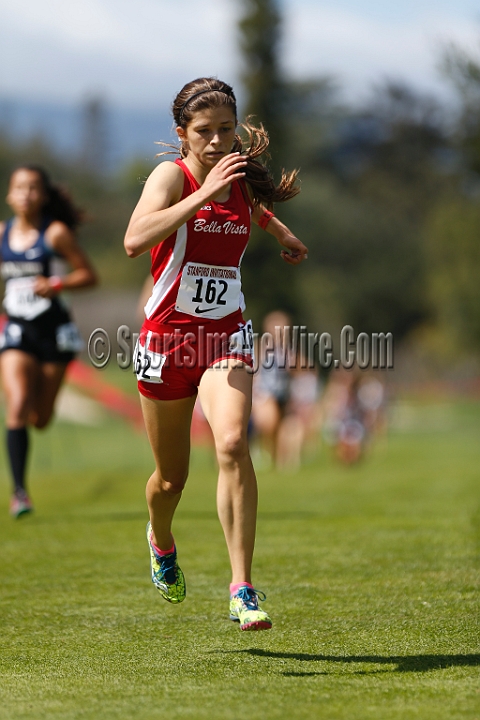 2014StanfordSeededGirls-229.JPG - Seeded girls race at the Stanford Invitational, September 27, Stanford Golf Course, Stanford, California.