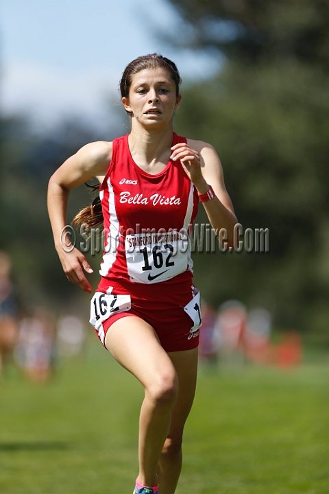 2014StanfordSeededGirls-231.JPG - Seeded girls race at the Stanford Invitational, September 27, Stanford Golf Course, Stanford, California.